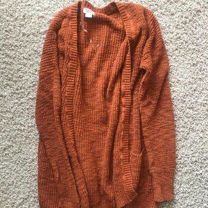 Burnt Orange Cardigan